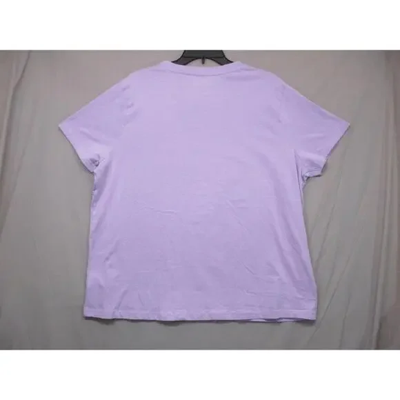 Disney Purple Quirky Pop Culture Graphic Tee T-Shirt Unisex Women Size‎ XL - Picture 6 of 7